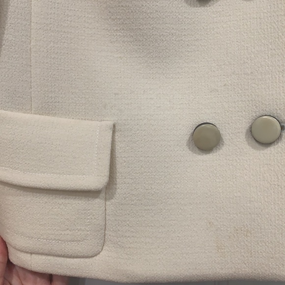 Lida Baday Cream Jacket Size 6 - Picture 3 of 4